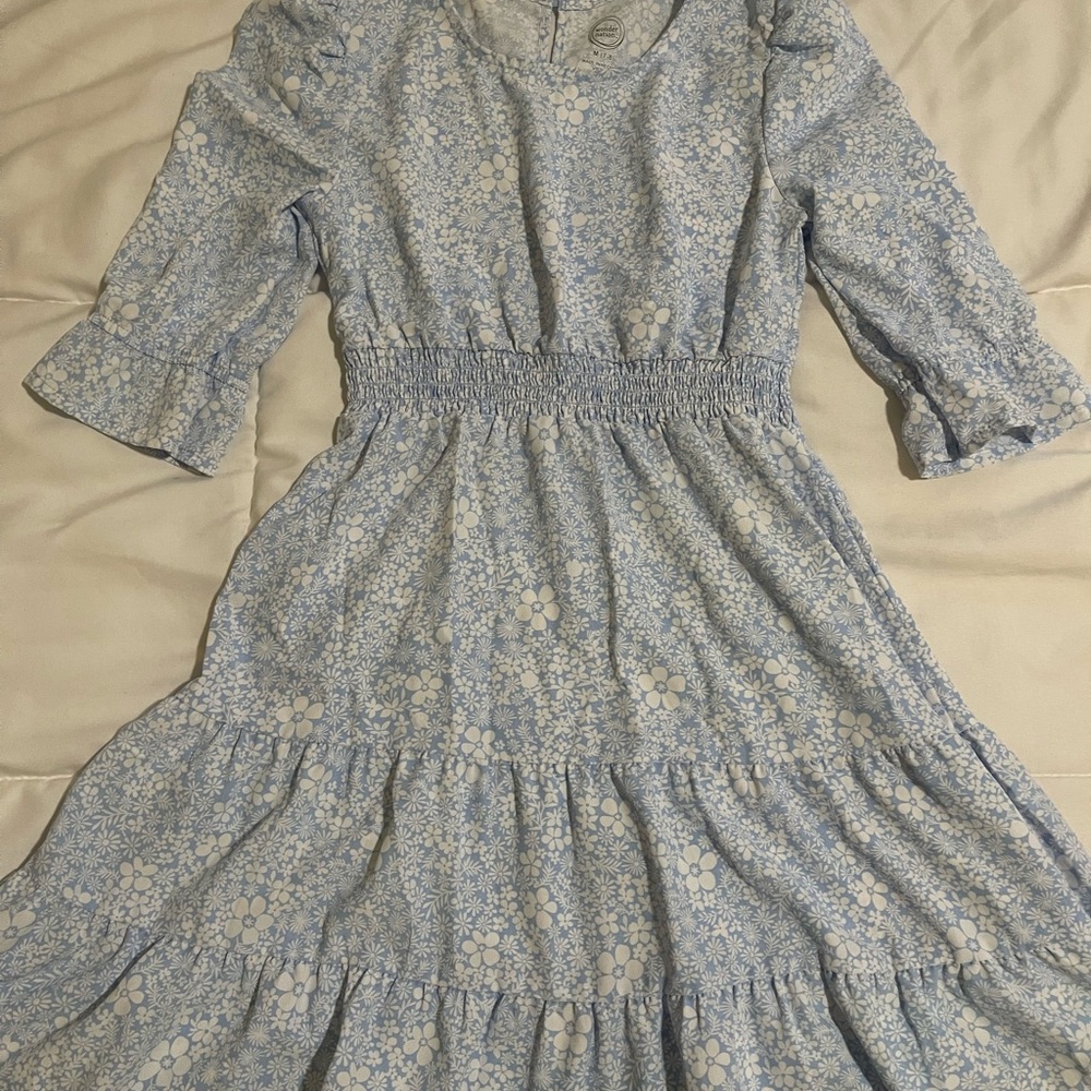 Wonder Nation Light Blue Floral Dress